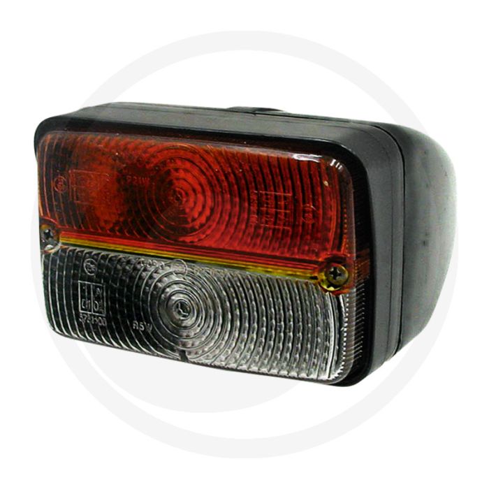 Cobo Knipper-breedtelicht 12V rechthoekig geel/wit