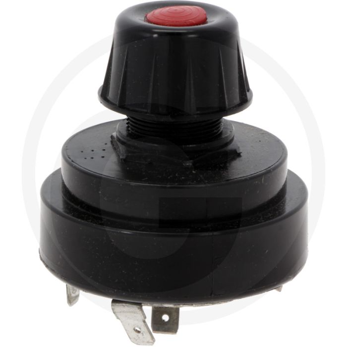 Cobo Draaischakelaar (Knop: zwart / rood)