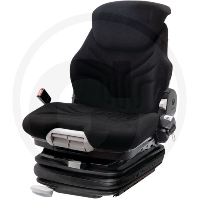Siège de chariot élévateur Grammer MSG 75G/731 à suspension pneumatique, avec console à joystick et chauffage intégré