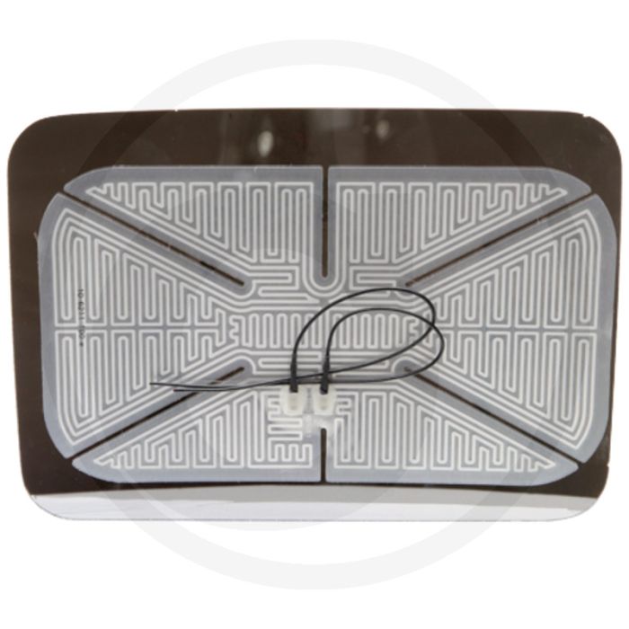Mekra Reserveglas (verwarmd 12 volt, gebogen)