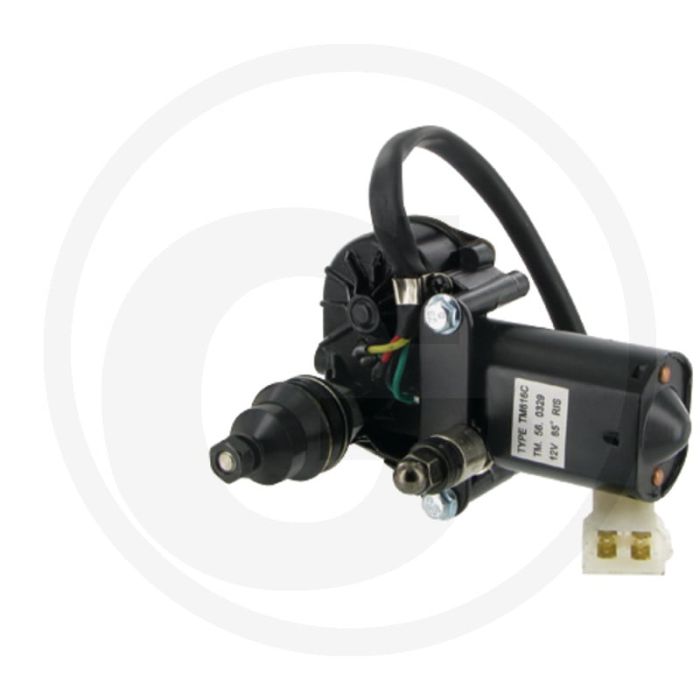 Ruitenwissermotor 12V 90° met parkeerstand links