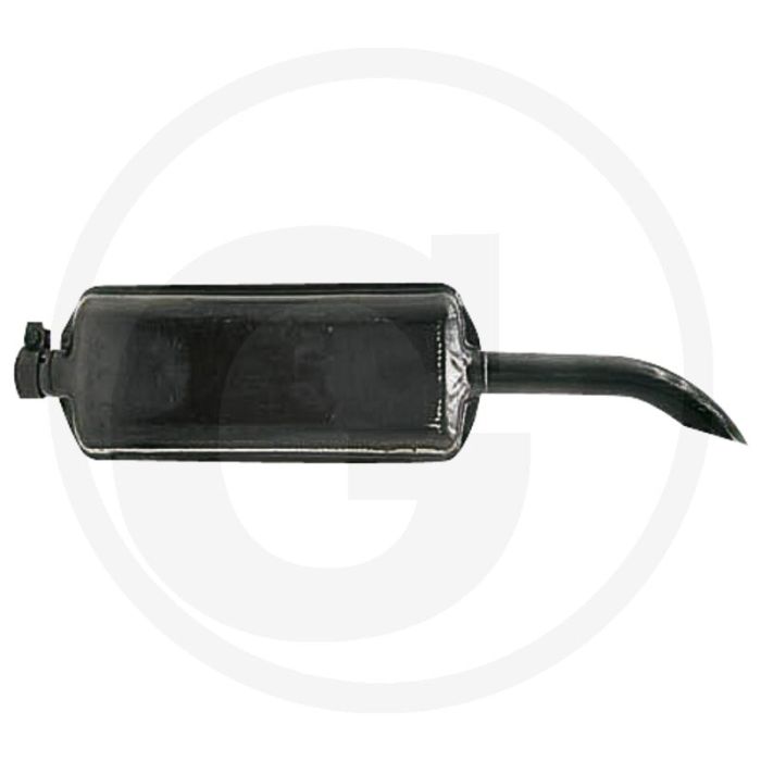 Uitlaatdemper 950 mm korte uitvoering