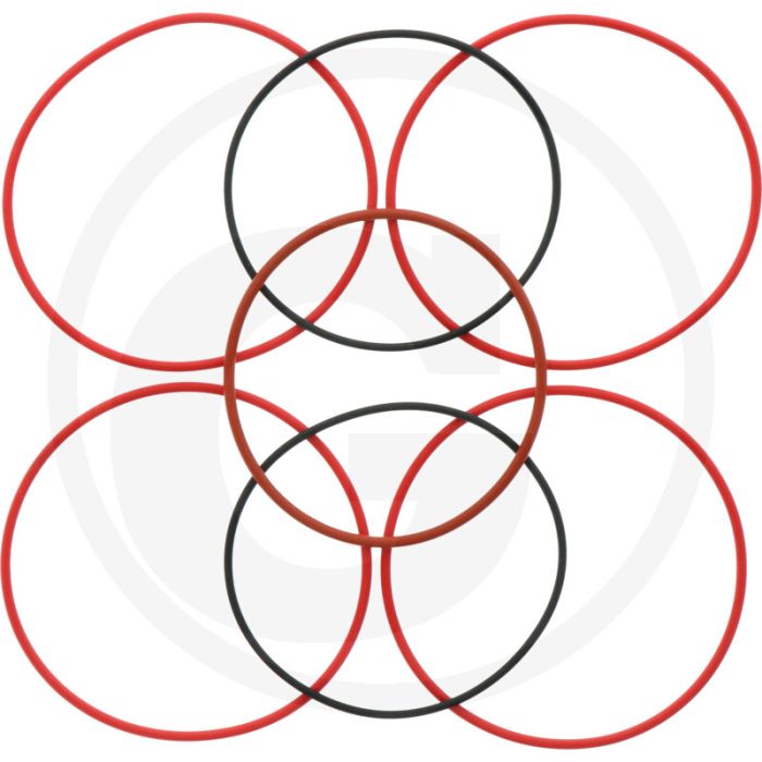 O-ring set ((op de bus), 3 stuks)