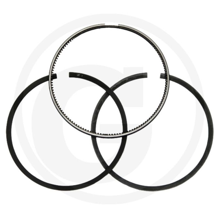 Zuigerverenset (3 veren Ø: 116 mm,  3,9 mm (trapeziumring) / 3,9 mm (trapeziumring) / 4 mm)