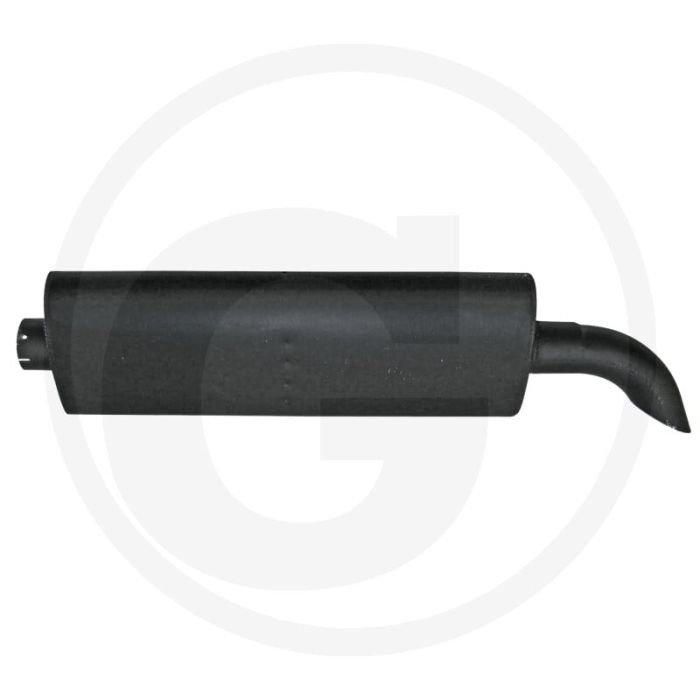 Uitlaatdemper lengte 1210 mm, binnen-Ø 89 mm