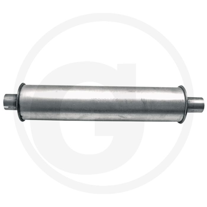 Uitlaatdemper 675 mm, binnen Ø 53 mm, uitlaat Ø 57 mm