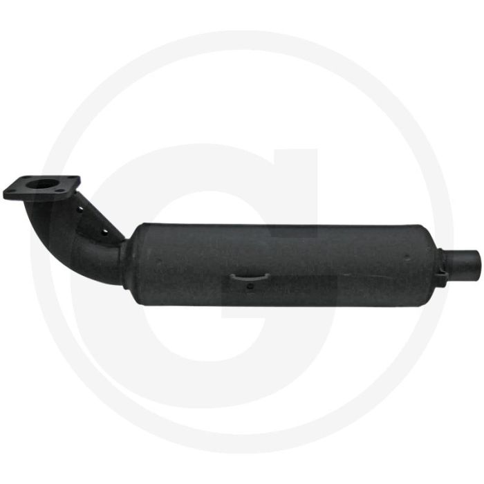 Uitlaatdemper lengte 495 mm, uitgang Ø 35 mm