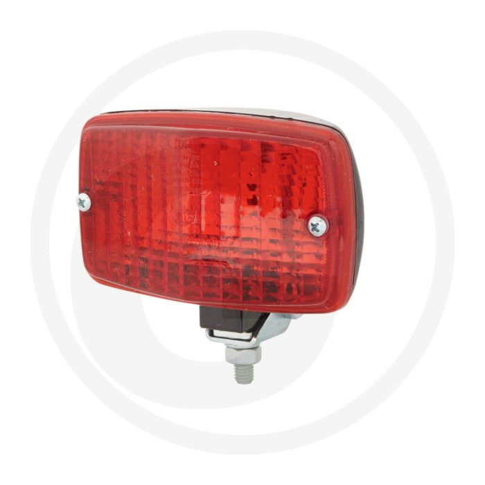 Hella Mistachterlicht 12V rood rechthoekig
