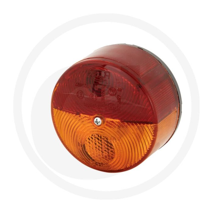 Hella Achter-knipperlicht 24V rood/oranje rond links/rechts