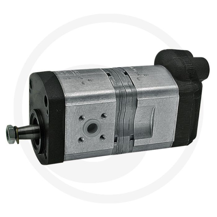 Bosch/rexroth Dubbele pomp (linksdraaiend, 2x M18 x 1,5, aansluiting op het deksel met klep)