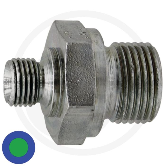 GA 1/2 M-BSP x M16 M-MET (adaptateur droit)
