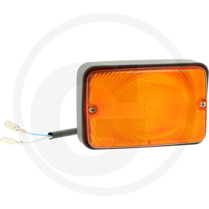 Cobo Knipper-breedtelicht rechthoekig geel/wit links/rechts