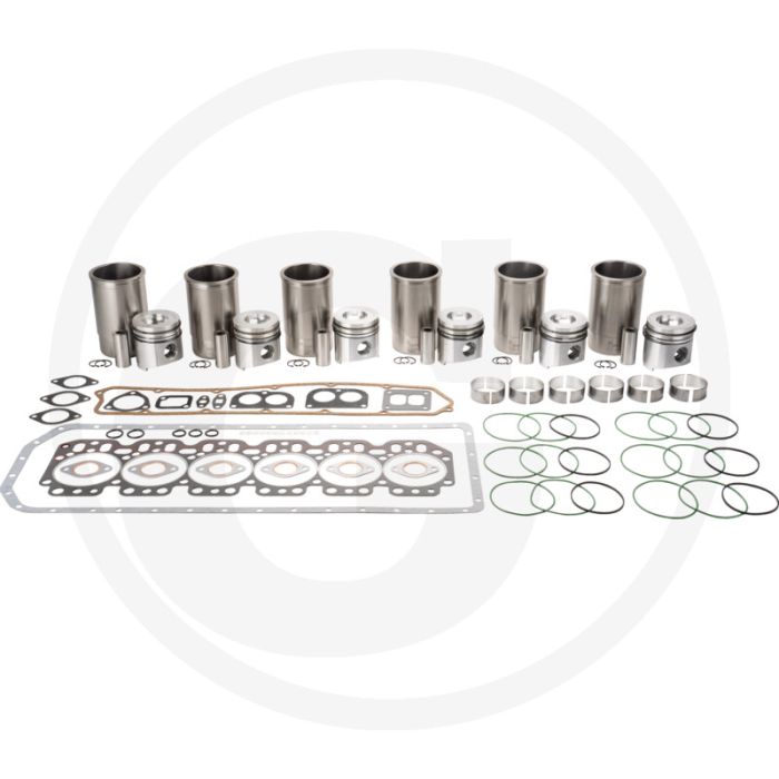 Motorreparatieset set bestaat uit 1, 2, 5, 6 en drijfstanglager