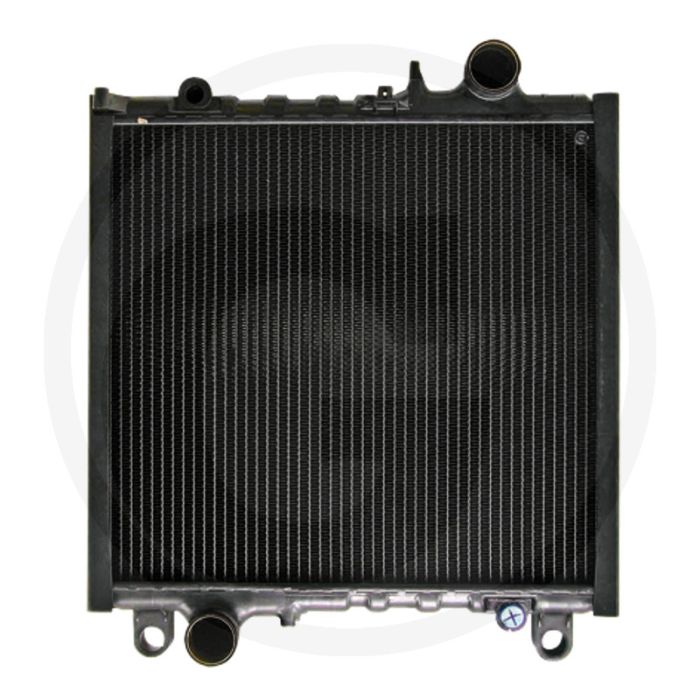 Radiateur aluminium/koper met frame