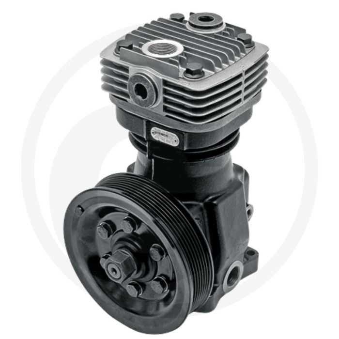 Wabco Compressor (voor John Deere, met V-riemschijf, afstand tot midden groef 22,5 mm)
