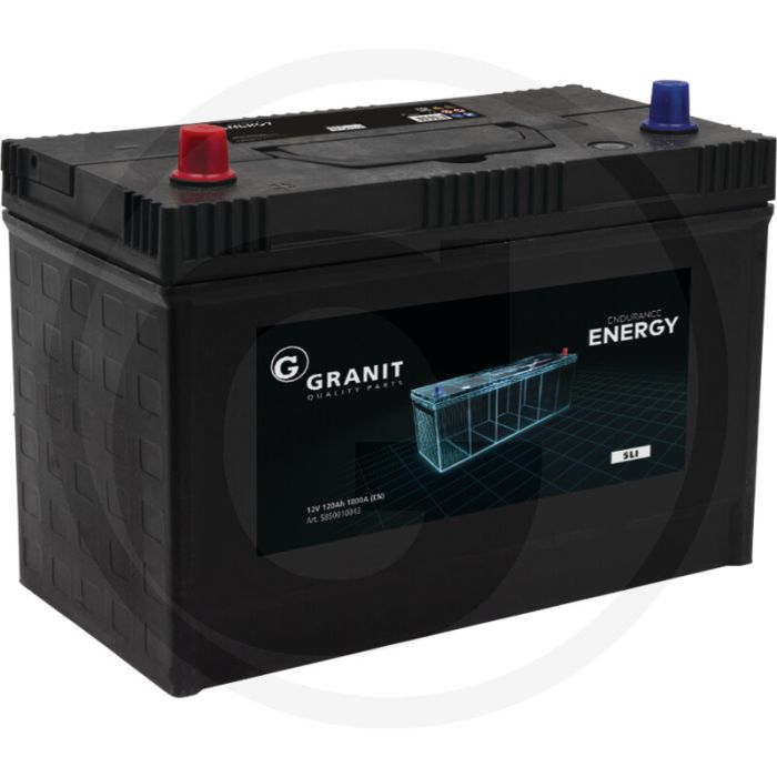 Endurance Energy Accu 12 volt / 120 Ah (gevuld, geladen en onderhoudsvrij, Ca/Ca-techniek)