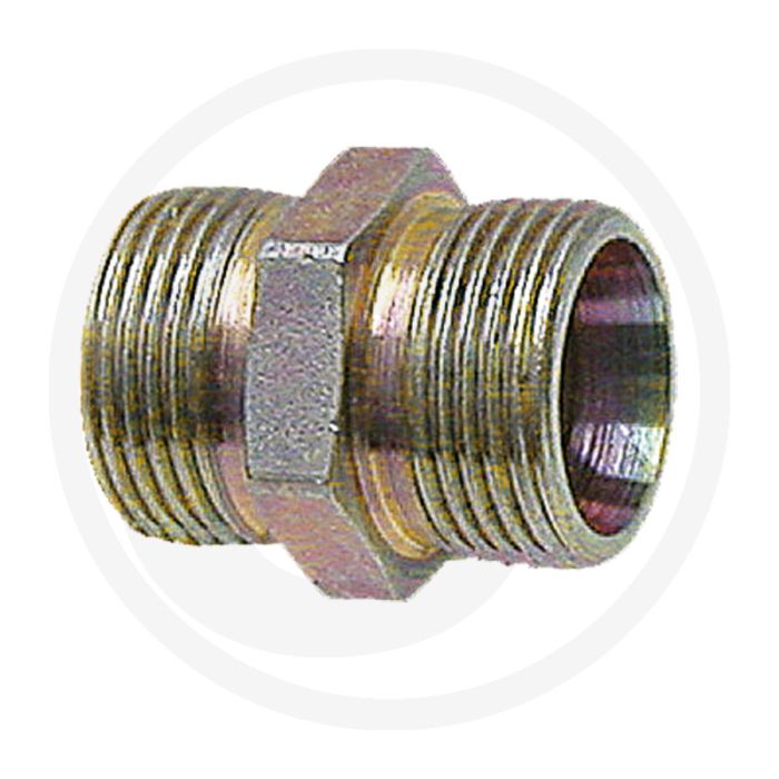 Raccord double M14 x 1,5, pas de 8 mm