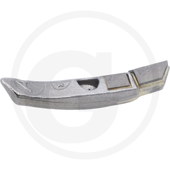 Heavy Duty Federzinken gebogen - XT - Type Azurit 10 / 4