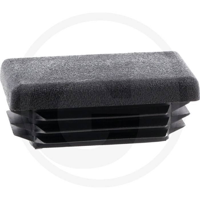 Endkappen 40 x 20 x 1–3 mm, schwarz
