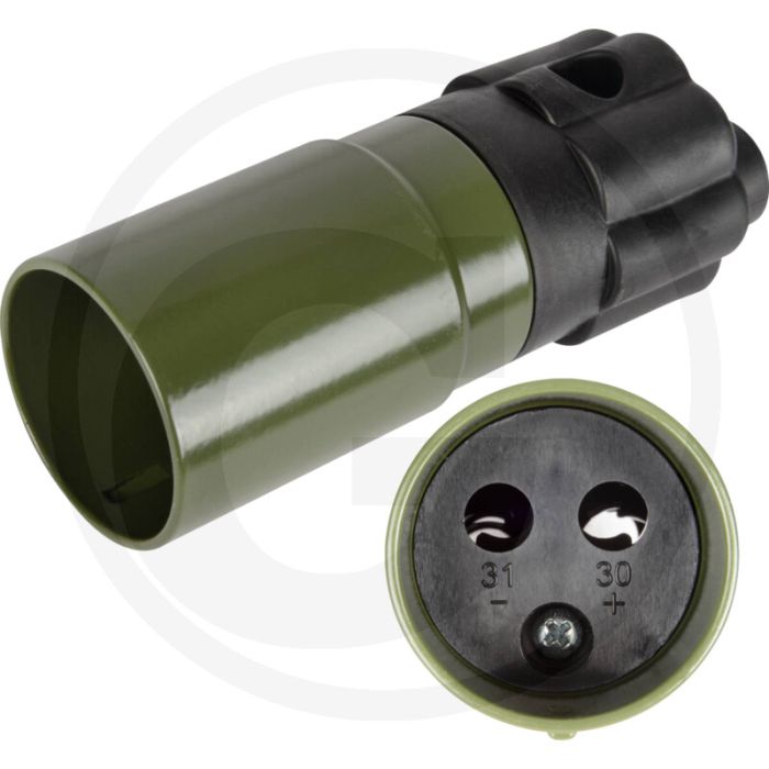 Herth+buss Stecker, 2-polig, 24 V, 35 mm²