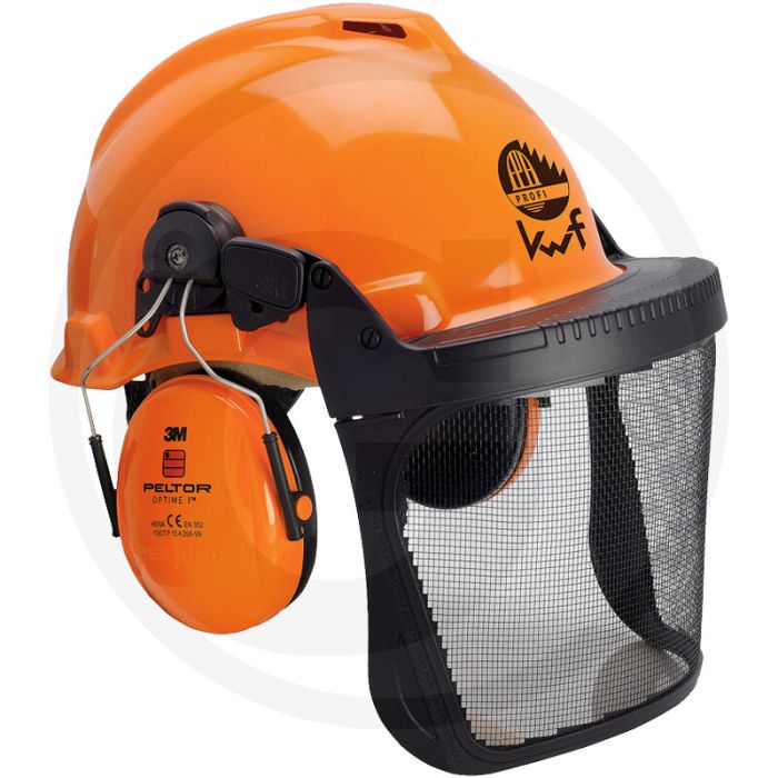 Peltor Bosbouwhelm combinatie 28 dB oranje