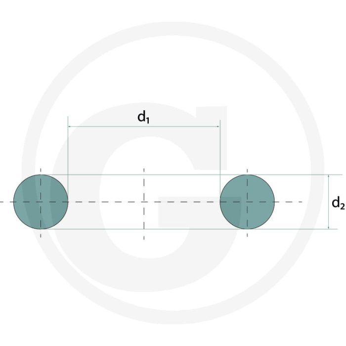O-ring, Viton 40 x 5 mm