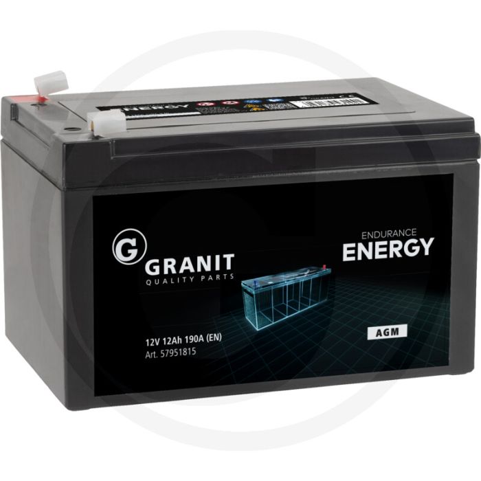 Endurance Energy Accu 12 volt / 12 Ah AGM 190A EN