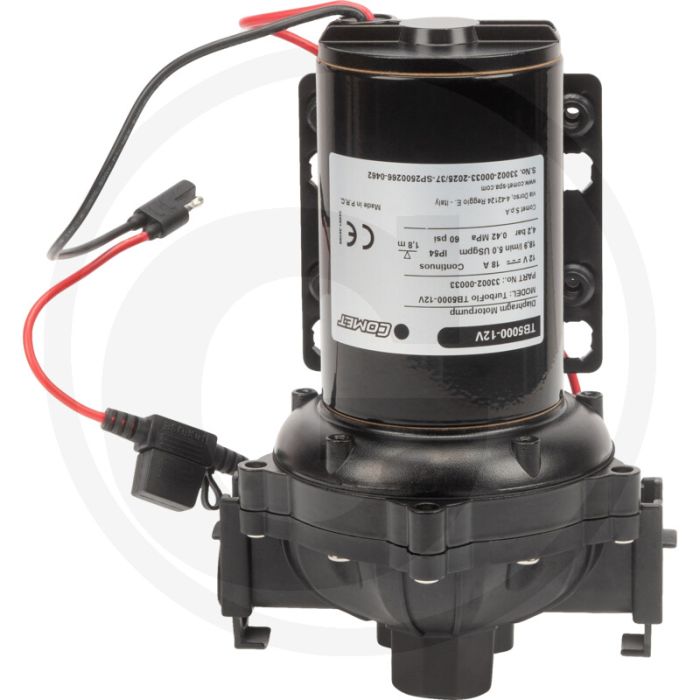 Comet-Elektromotor-Pumpe TB5000 12 V, 18,9 l/min, 4,2 bar