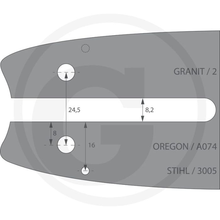 Rail Stihl L01 30 cm/12'' 1,1 mm/0,043'' 3/8' (Rollomatic E Mini)