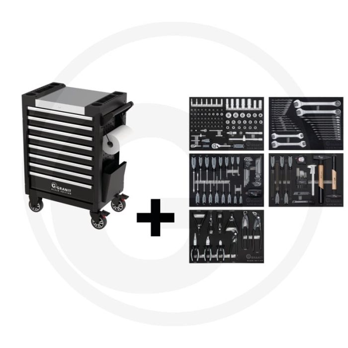 Black Edition Gereedschapswagen Dynamic 2.0 (Gevuld, 195-delig)