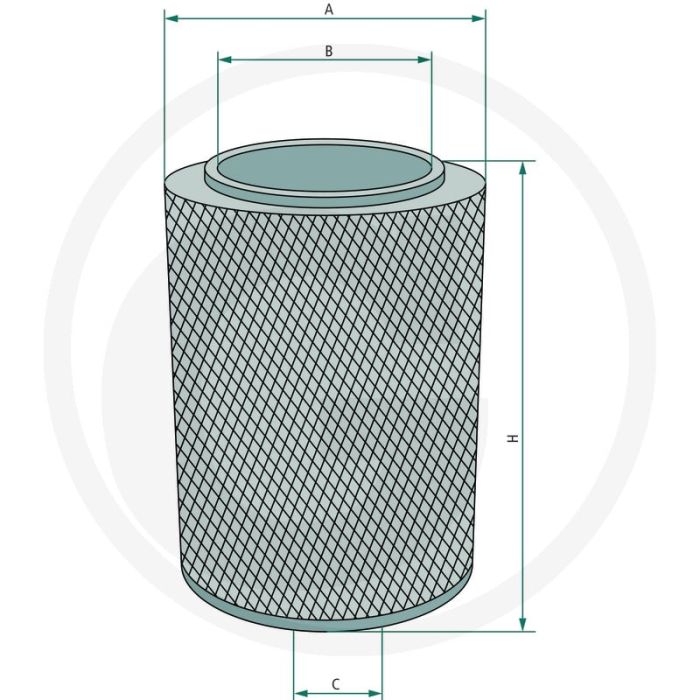 Fleetguard Luchtfilter binnen (passend hoofdfilterelement 739AF25064)