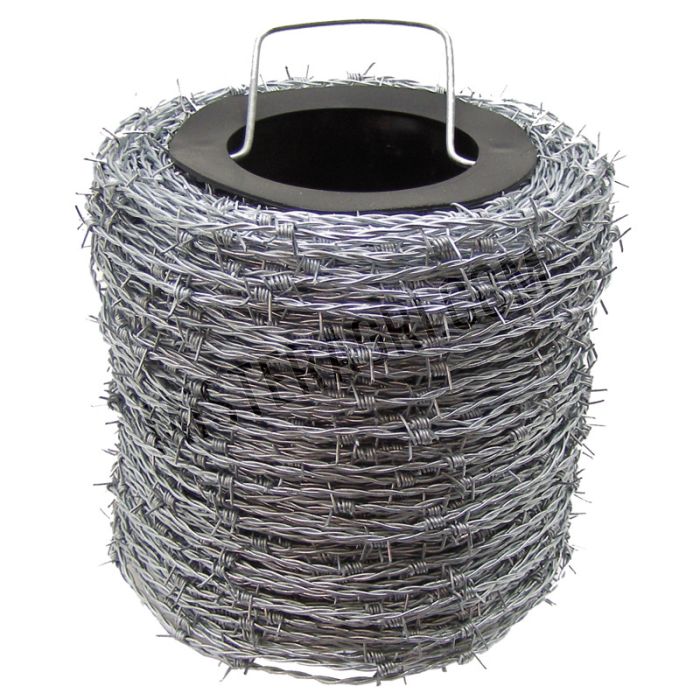 Prikkeldraad - verzinkt, Ø 1,7 mm, ca. 250 m lang, pallet = 64 stuks