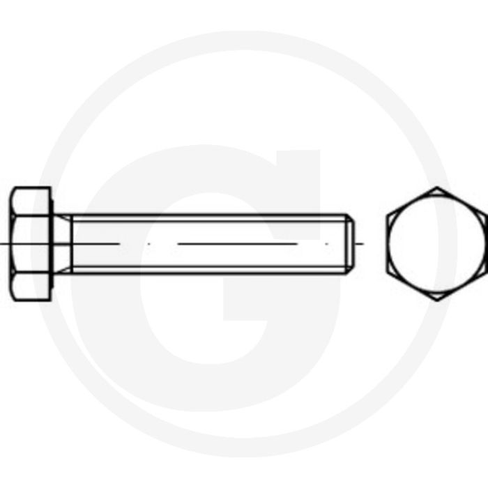 Zeskantbout M16 x 55 DIN 961 Zeskantbout M16 x 55 DIN 961