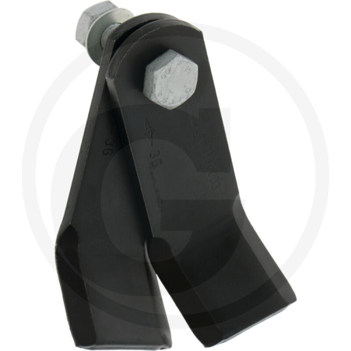 AS-Motor Klepelmes met bevestiging AS-Motor Klepelmes met bevestiging
