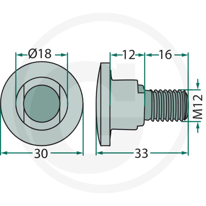 Couteau pour lame de 3,5 mm / Ø 18 (lot de 25) - 56115800 + 80201240, CC19994 Couteau pour lame de 3,5 mm / Ø 18 (lot de 25) - 56115800 + 80201240, CC19994