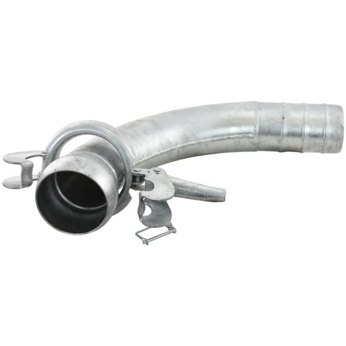 Coude avec œillet - KKV 5'' (133mm) x5'' (125mm) (galvanisé)
