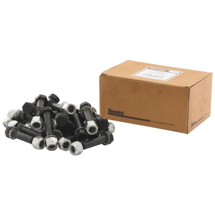 Hex Head Bolt & Nut - M12 x 76mm, Treksterkte 8.8   To fit as: 7114082