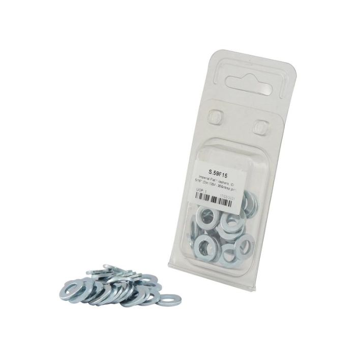 Achsensicherungsscheiben, ID: 8mm (Din 125A) 30St. Agripak