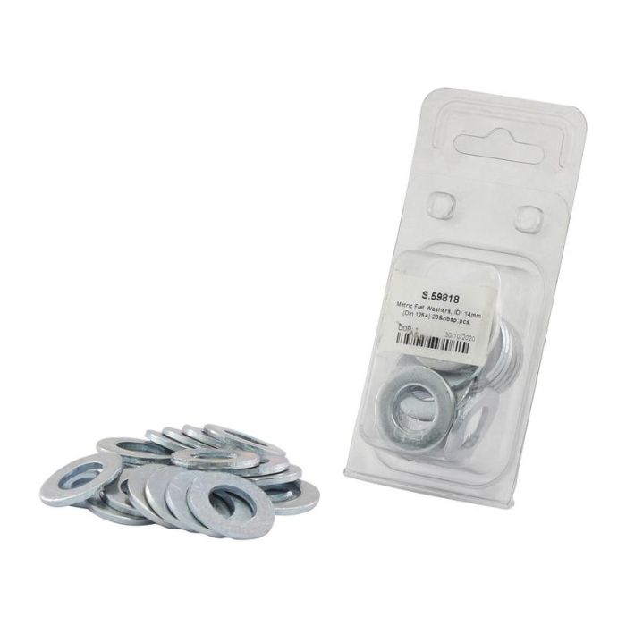 Asborgringen, ID: 14mm (Din 125A) 20stuks Agripak