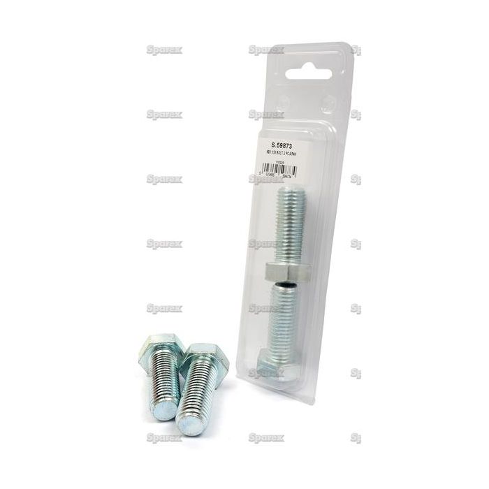 Boulon métrique, Dim. : M20x50mm (Din 931) 2pcs Agripak