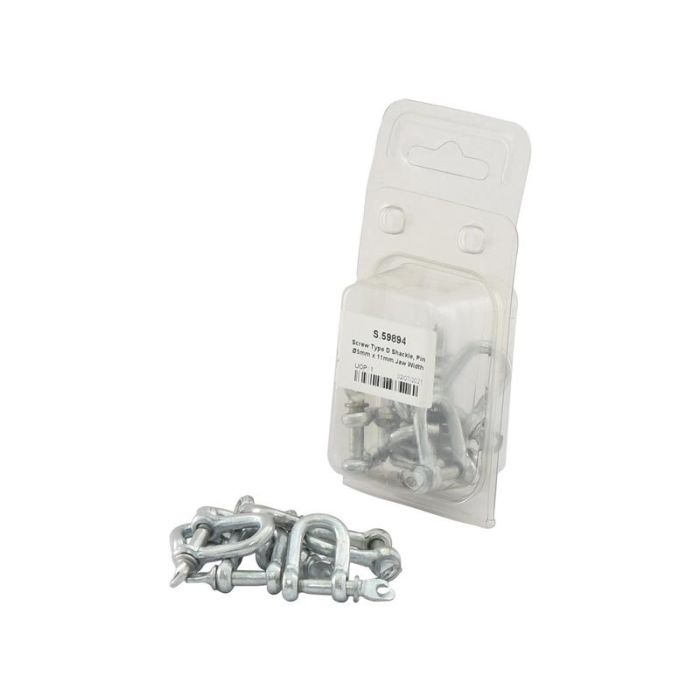 D-Clasp galvanisé, broche Ø5mm x 11mm largeur de la griffe (3pcs Agripak)
