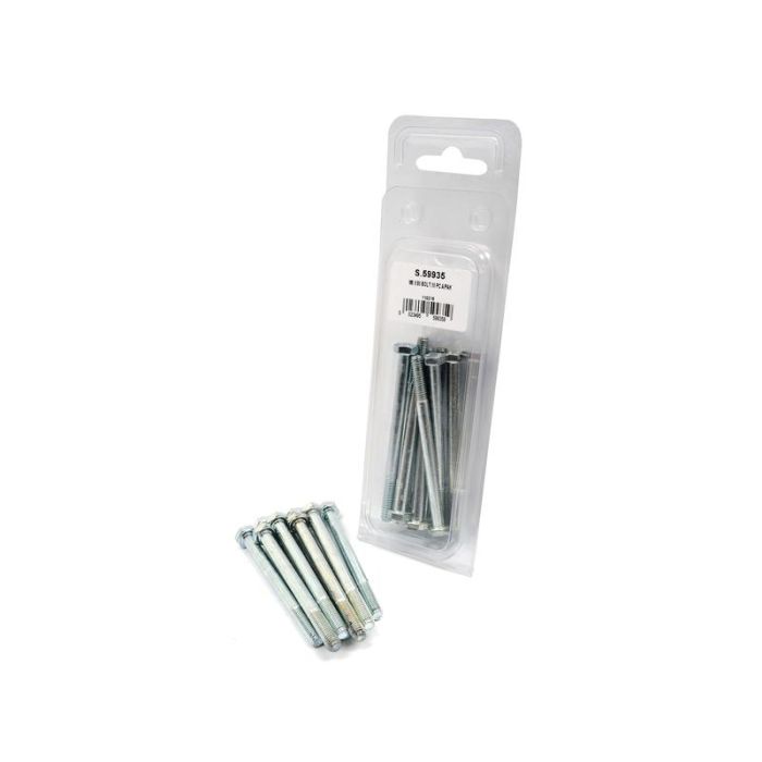 Metric Bolt, Afm.: M6x80mm (Din 931) 10stuks Agripak Metric Bolt, Afm.: M6x80mm (Din 931) 10stuks Agripak