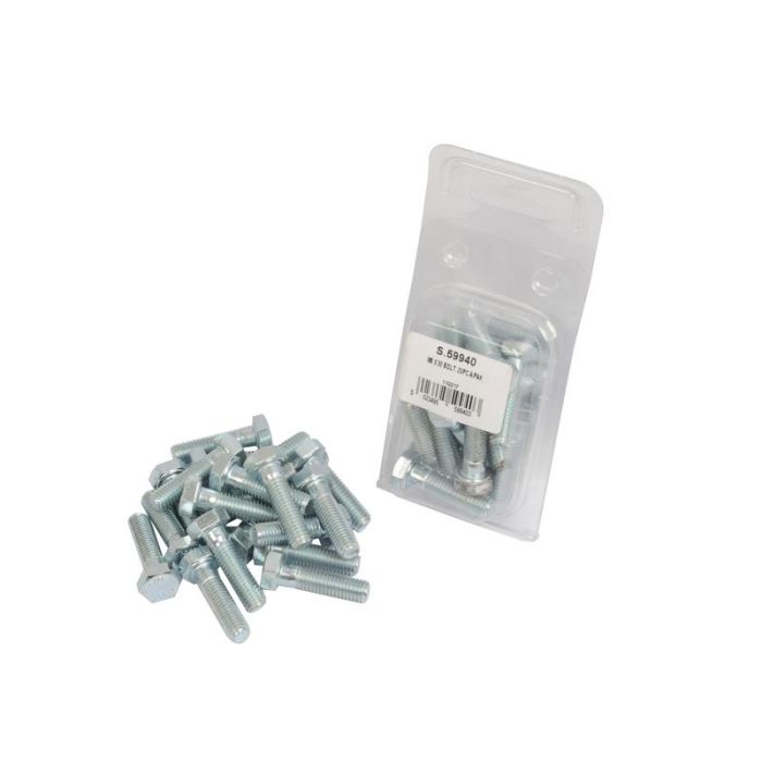 Metric Bolt, Afm.: M8x30mm (Din 931) 20stuks Agripak Metric Bolt, Afm.: M8x30mm (Din 931) 20stuks Agripak