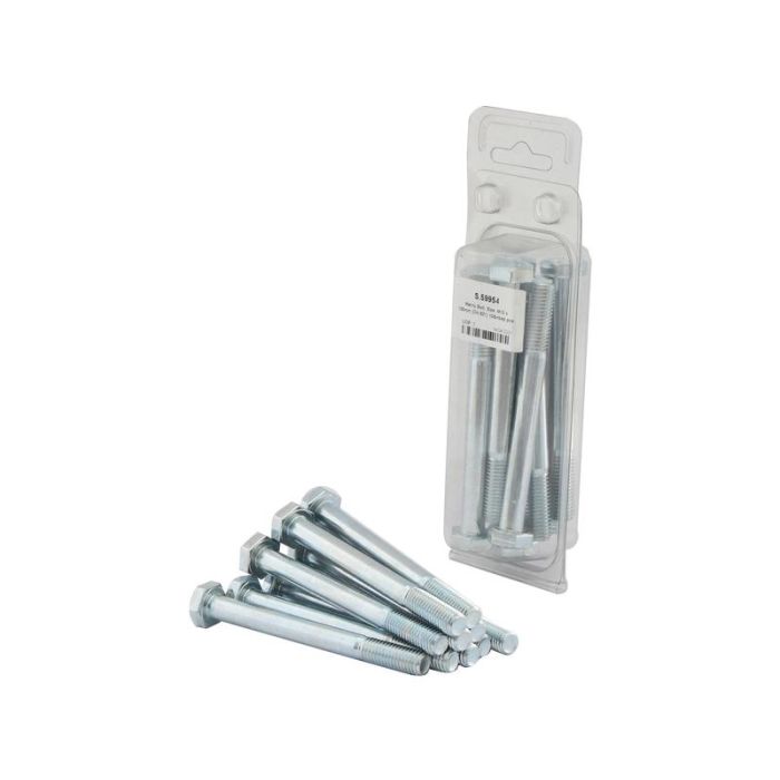 Bout M10x100 10 stuks 8.8 verzinkt DIN 931 Agripak Bout M10x100 10 stuks 8.8 verzinkt DIN 931 Agripak