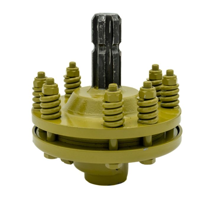Embrayage plat universel 1200Nm - 1 3/8" - 6 cannelures (2 disques de friction)