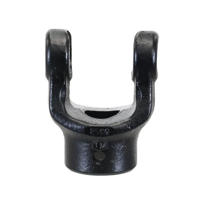 Fourche de serrage de la TRANSMISSION (Dim. traverse : 32 x 76mm) Alésage Ø35mm, Ø goupille : 13mm. Fourche de serrage de la TRANSMISSION (Dim. traverse : 32 x 76mm) Alésage Ø35mm, Ø goupille : 13mm.