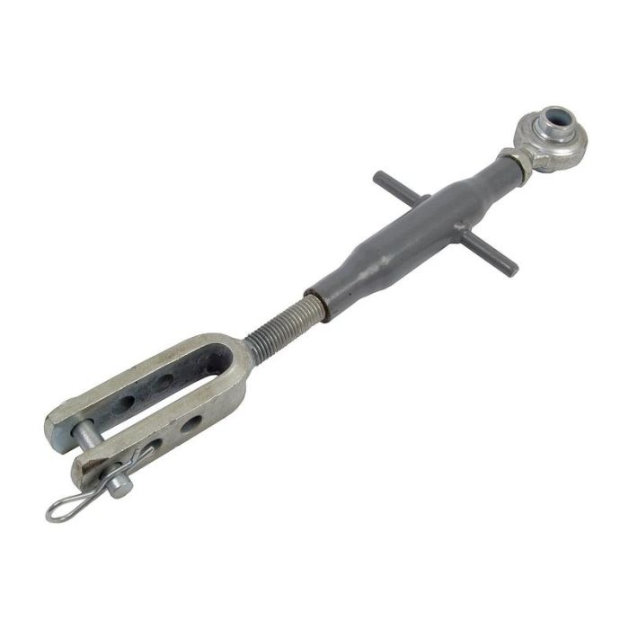 Stelinrichting compleet - Kogel Ø19mm- Vork Gat Ø 14mm - Min. Lengte:337mm - M18 x 2.5 Metrisch Stelinrichting compleet - Kogel Ø19mm- Vork Gat Ø 14mm - Min. Lengte:337mm - M18 x 2.5 Metrisch