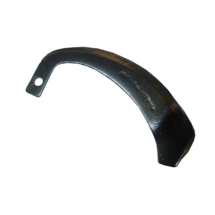 Freesmes Gebogen Links. Breedte: 25mm, Hoogte: 220mm, Gat Ø: 12mm. Vervanging voor Yanmar