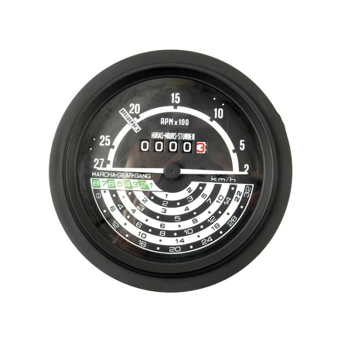 Tractormeter (kmh) Tractormeter (kmh)
