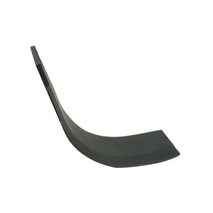 Lame de coupe courbée à droite 80x7mm Hauteur : 205mm. Distance du trou : 57mm. Ø du trou : 13,5 mm. Remplacement pour Breviglieri, Howard
